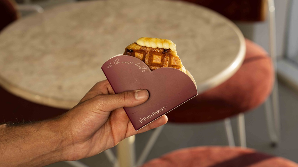 Waffle crème brûlée