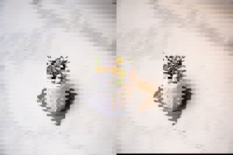 Blueberry cake with lemon (S)