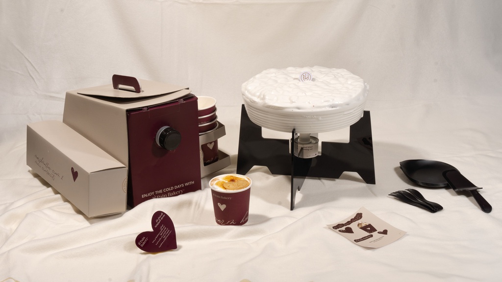 Chocolate pudding box &amp; hot chocolate box