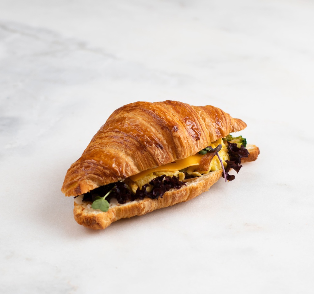 Egg Mushroom Croissant