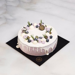 Blueberry cake with lemon