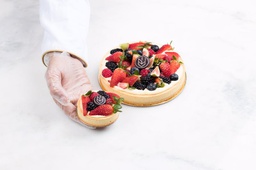 Large mixed fruits tart